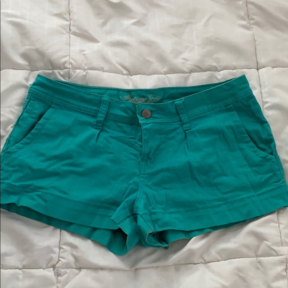 American Rag Turquoise Mini Shorts